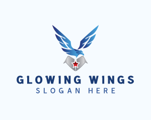 Eagle Wings Aviation logo design