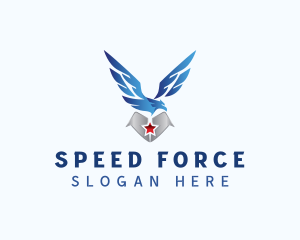 Eagle Wings Aviation logo design