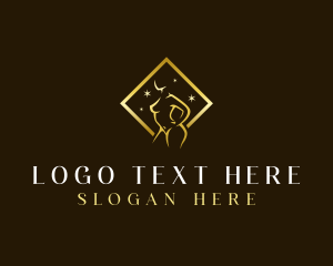 Alluring - Adult Woman Model logo design