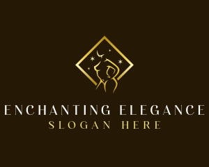 Alluring - Adult Woman Model logo design