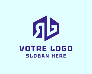 Geometric Modern Business Letter RG  Logo