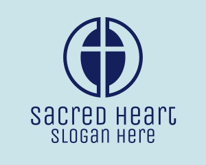 Catholic - Modern Catholic Cross logo design