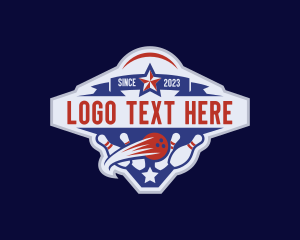 Bowling Alley - Star Sports Bowling Alley logo design