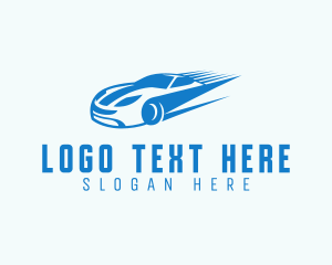 Driving - Fast Vehicle Transportation logo design
