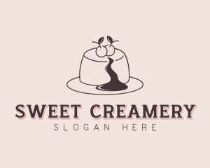 Chocolate Lava Cake logo design