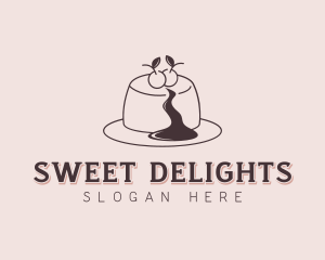 Chocolate Lava Cake logo design