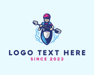 Mascot - Kayak Water Sports logo design