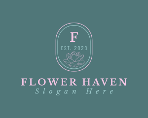 Flower Beauty Cosmetics Makeup logo design