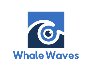 Sea Wave Eye logo design