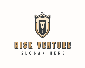 Medieval Security Shield logo design