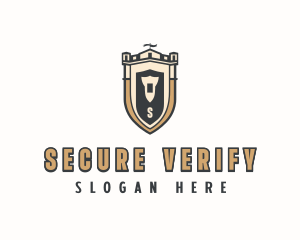 Medieval Security Shield logo design