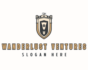 Medieval Security Shield logo design