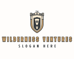 Medieval Security Shield logo design