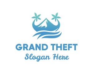Sea Island Mountain logo design