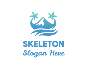 Sea Island Mountain logo design