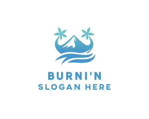 Sea Island Mountain logo design