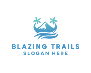 Sea Island Mountain logo design