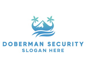 Sea Island Mountain logo design