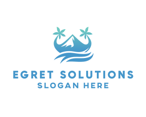 Sea Island Mountain logo design