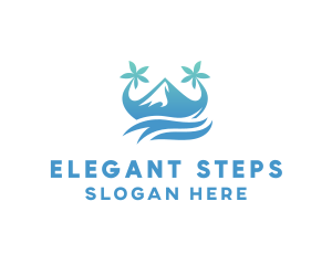 Sea Island Mountain logo design