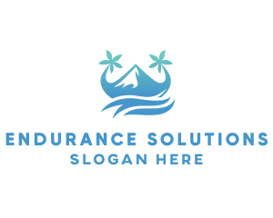 Sea Island Mountain logo design