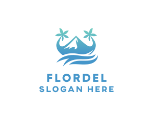 Sea Island Mountain logo design