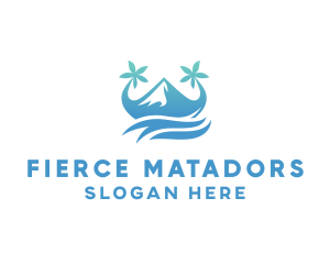 Sea Island Mountain logo design