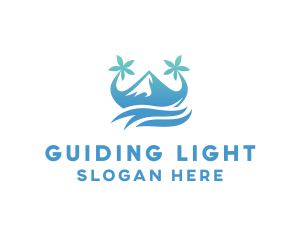 Sea Island Mountain logo design