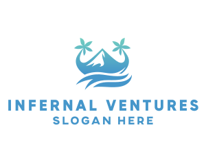 Sea Island Mountain logo design