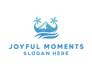 Sea Island Mountain logo design