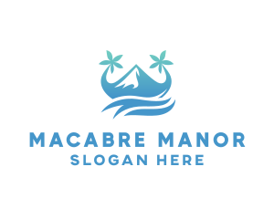 Sea Island Mountain logo design