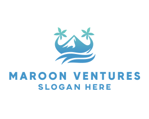 Sea Island Mountain logo design