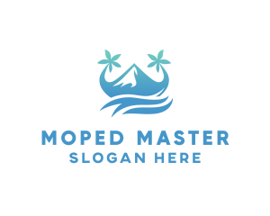 Sea Island Mountain logo design