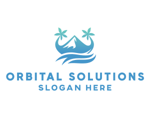 Sea Island Mountain logo design