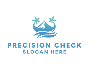 Sea Island Mountain logo design