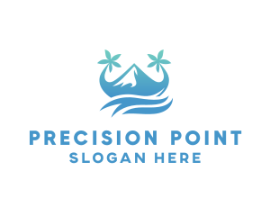 Sea Island Mountain logo design