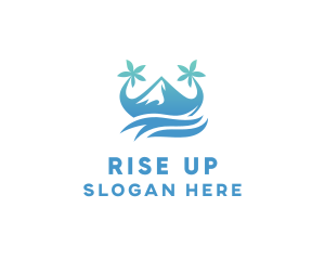 Sea Island Mountain logo design