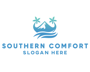 Sea Island Mountain logo design