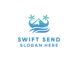 Sea Island Mountain logo design