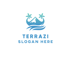 Sea Island Mountain logo design