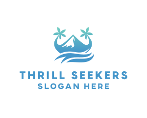 Sea Island Mountain logo design