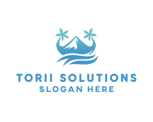 Sea Island Mountain logo design