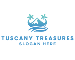 Sea Island Mountain logo design