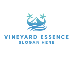 Sea Island Mountain logo design