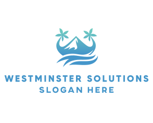 Sea Island Mountain logo design