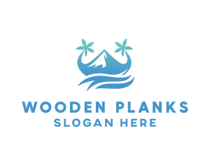 Sea Island Mountain logo design