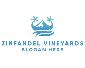 Sea Island Mountain logo design