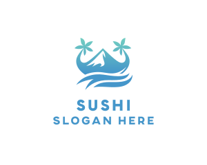 Sea Island Mountain logo design