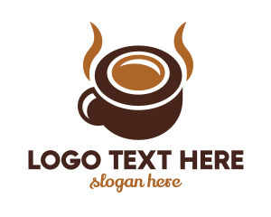 Brown - Brown Coffee Horns logo design