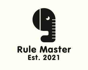 Ruler - Elephant Ruler Quotation logo design